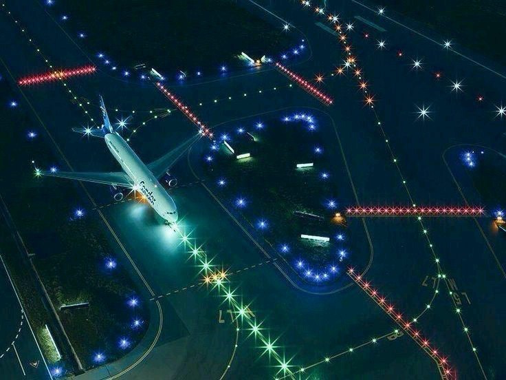 Airfield Lighting Follow the Green